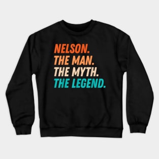 The Man The The Legend Father's Day Grandpa Crewneck Sweatshirt